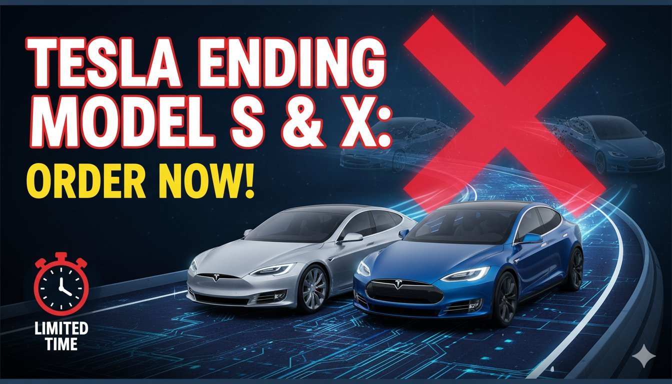 टेस्ला Model S और Model X लग्जरी इलेक्ट्रिक वाहन साइड बाय साइड