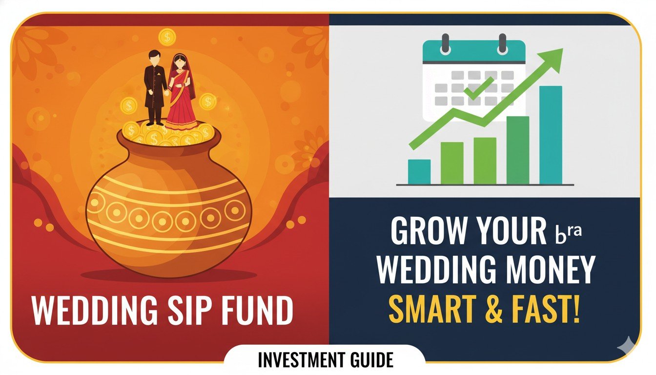 शादी के लिए एसआईपी निवेश योजना दर्शाती ग्राफिकल छवि।