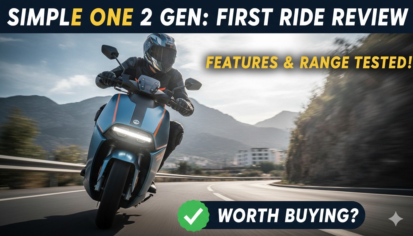 सिंपल वन जनरेशन 2 इलेक्ट्रिक स्कूटर की साइड व्यू इमेज