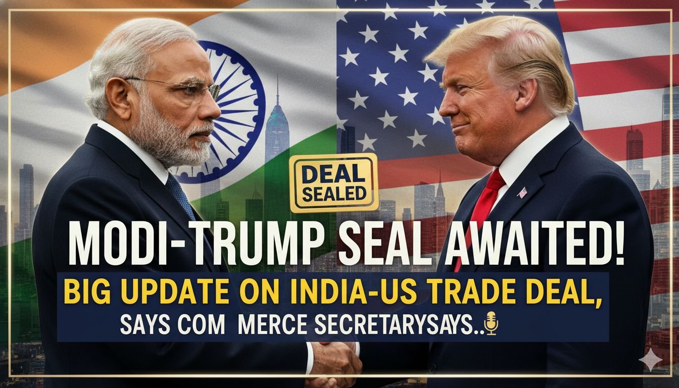 भारत-अमेरिका ट्रेड डील पर वाणिज्य सचिव राजेश अग्रवाल का अपडेट, मोदी-ट्रंप मुहर की प्रतीक्षा