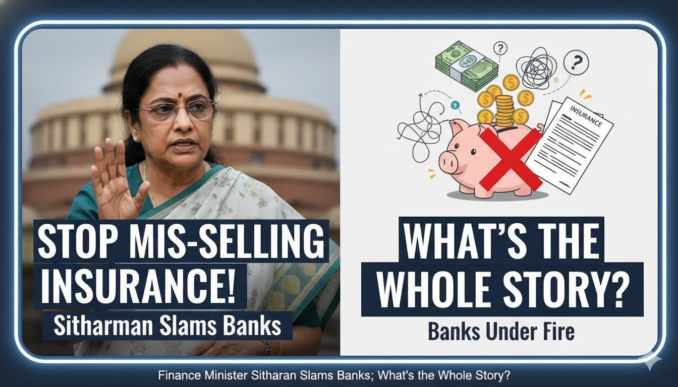 वित्त मंत्री निर्मला सीतारमण बैंकों को मिस-सेलिंग पर चेतावनी देते हुए