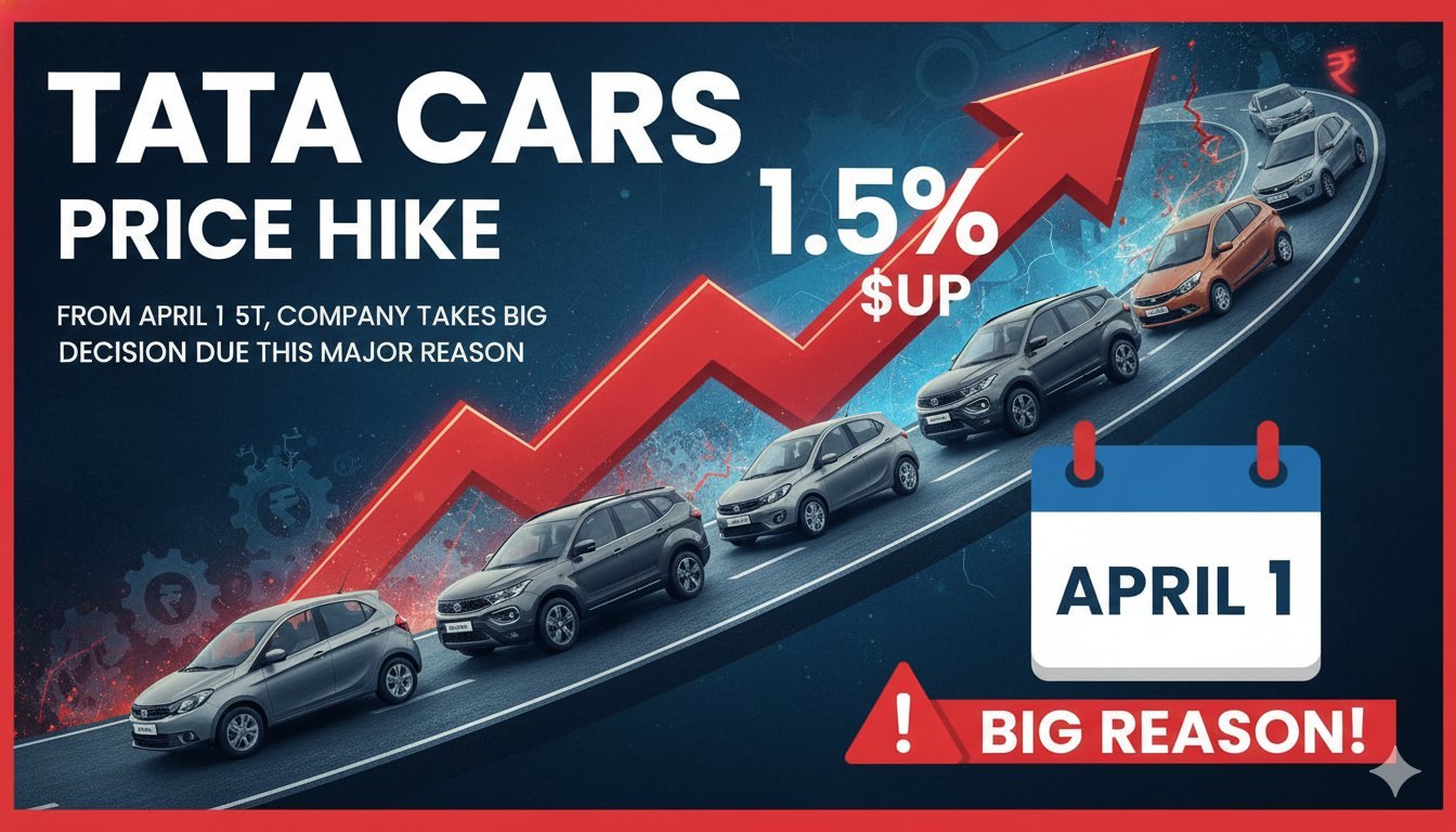 टाटा मोटर्स कमर्शियल वाहन और पैसेंजर कारों की कीमत बढ़ोतरी अप्रैल 2025